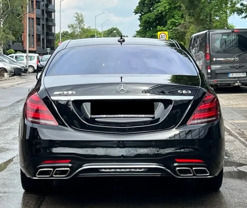 Mercedes-Benz S 560 Long 4Matic =63 AMG Tuning= Magic Sky, Night View Image 4